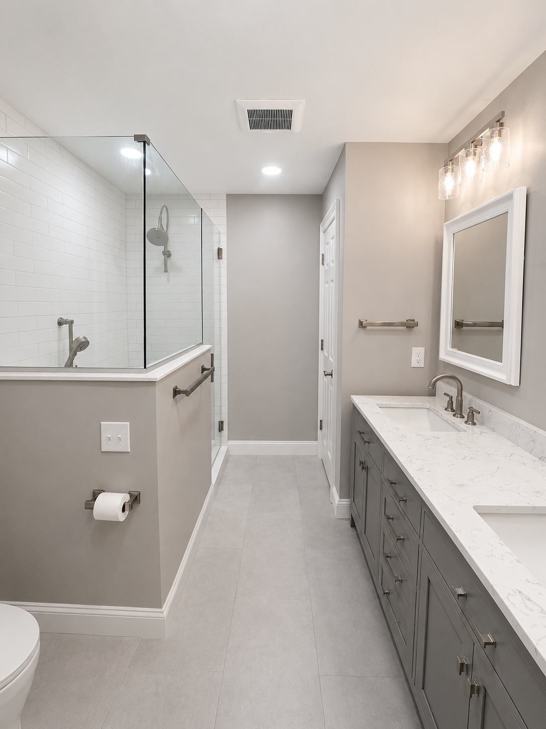 Bath Room after renovation by Creative Carpentry
