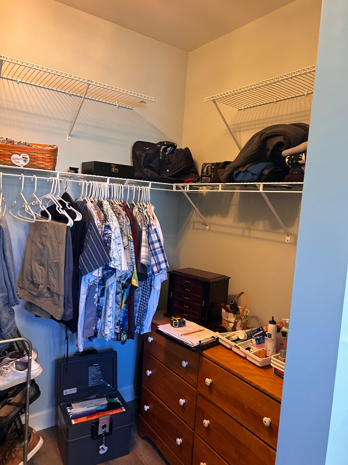 Closet before renovation