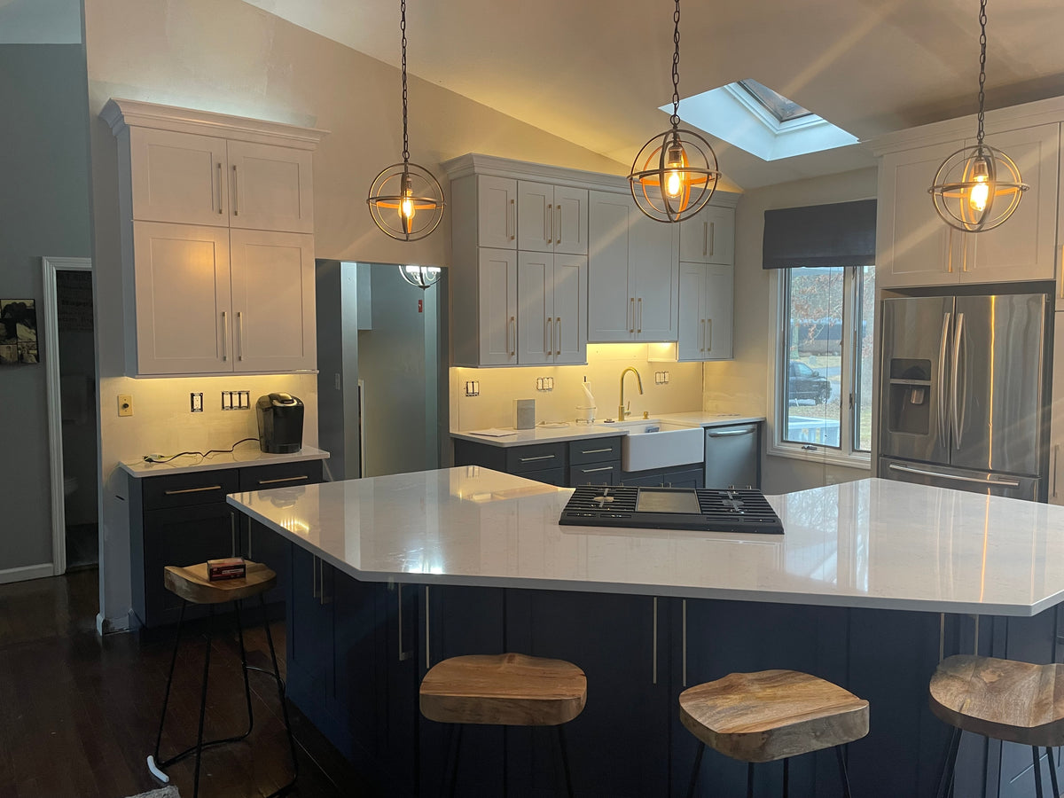 Kitchen after renovation by Creative Carpentry